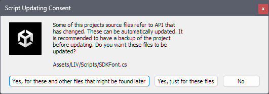 Import unity package